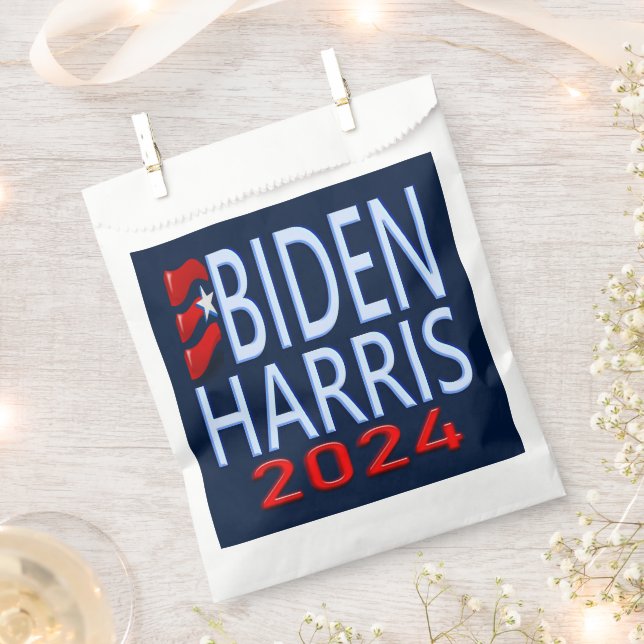 Biden Harris 2024 Presidential Election Favor Bags (Clipped)