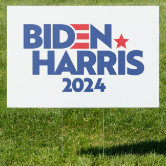 BIDEN HARRIS 2024 SIGN