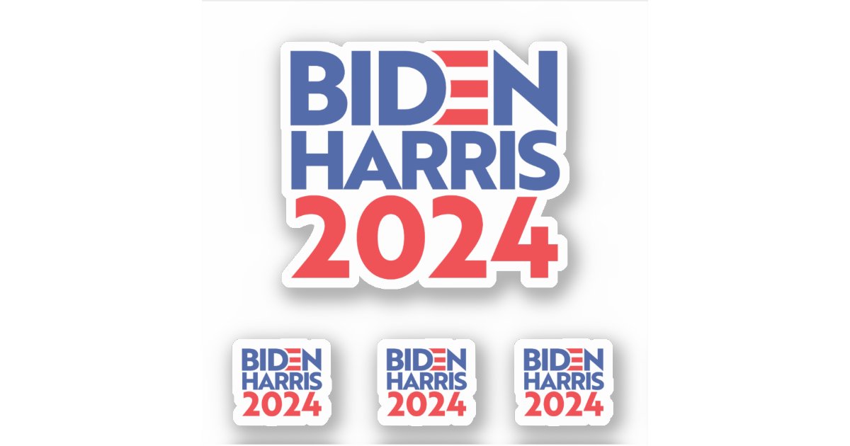 Biden Harris 2024 Sticker Zazzle