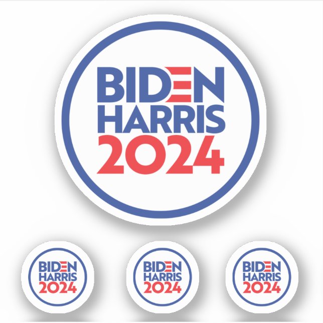 Biden Harris 2024 Sticker (Front)