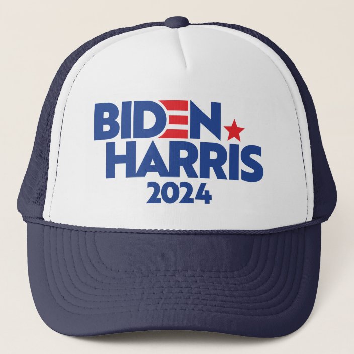 BIDEN HARRIS 2024 TRUCKER HAT