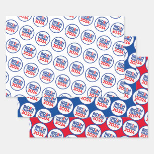 Biden Harris 2024 Wrapping Paper Sheets
