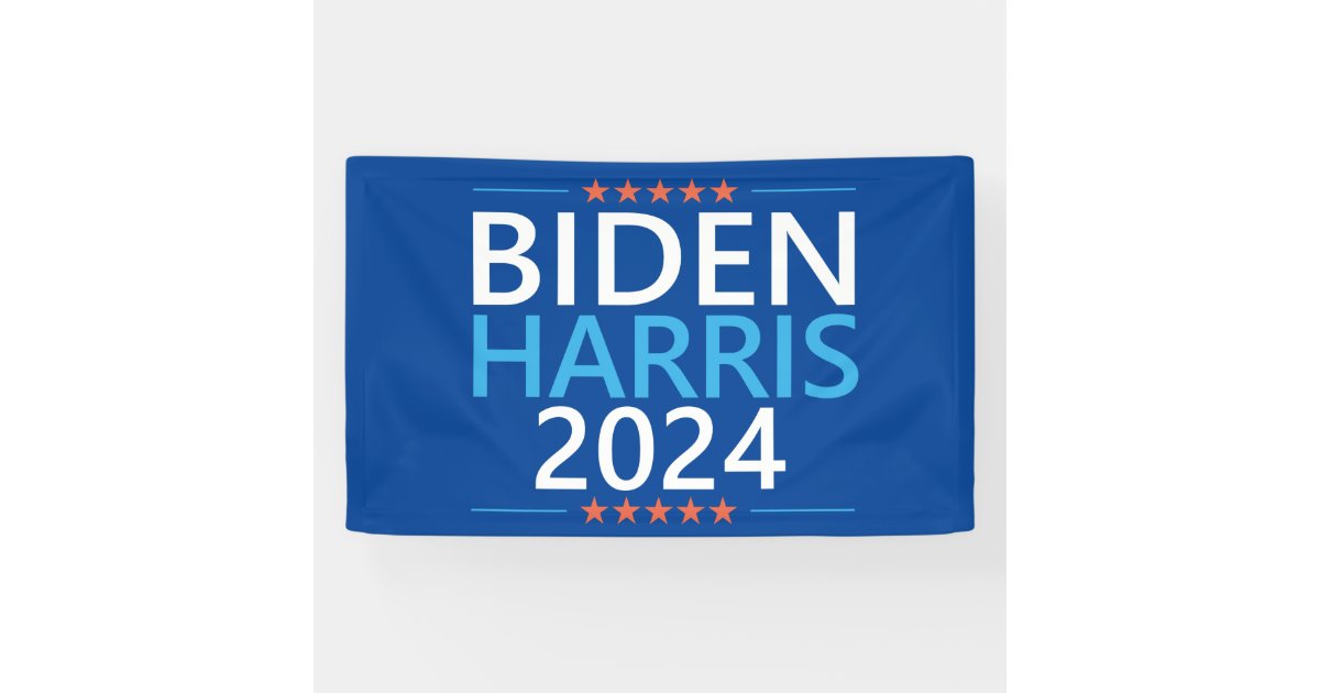 Biden Harris 2025 for President US Election Banner Zazzle