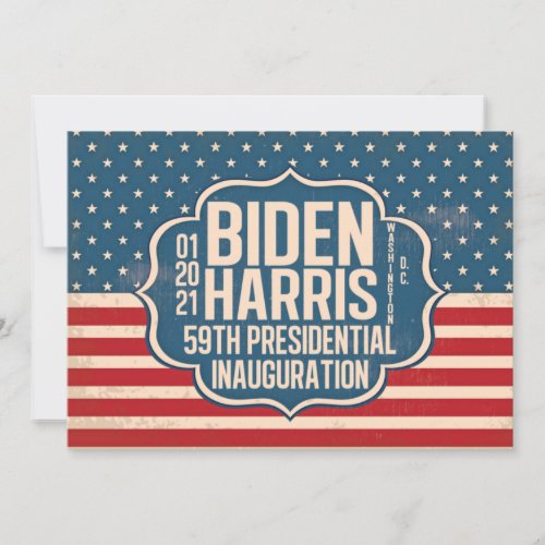 Biden Harris 59th Inauguration Commemorative