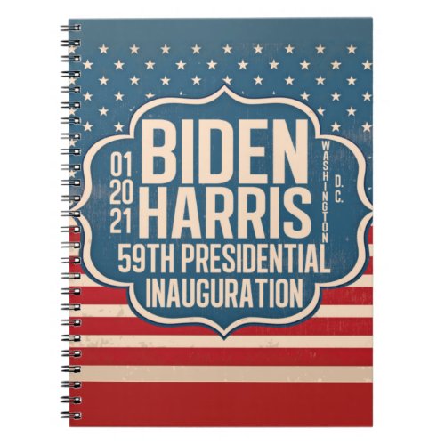 Biden Harris 59th Inauguration Commemorative Notebook