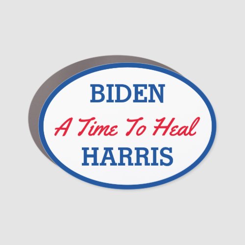 Biden Harris  A Time to Heal Car Magnet