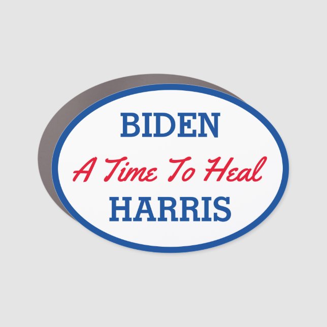 Biden Harris  A Time to Heal Car Magnet (Front)