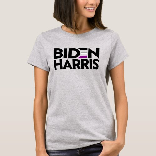 Biden Harris Asexual Pride T_Shirt