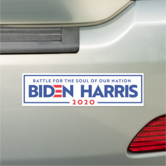 BIDEN HARRIS: Battle for the soul of our nation Car Magnet