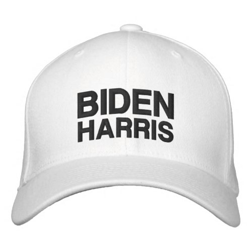 Biden Harris black and white  Embroidered Baseball Cap