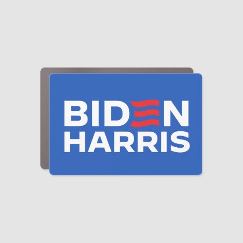 Biden Harris Blue Car Magnet