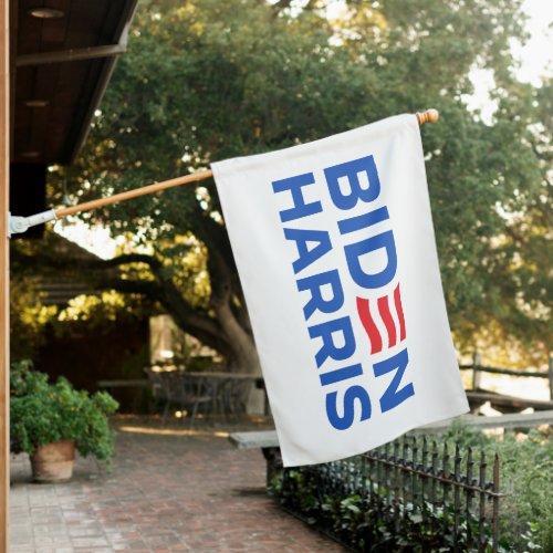 Biden Harris Blue House Flag