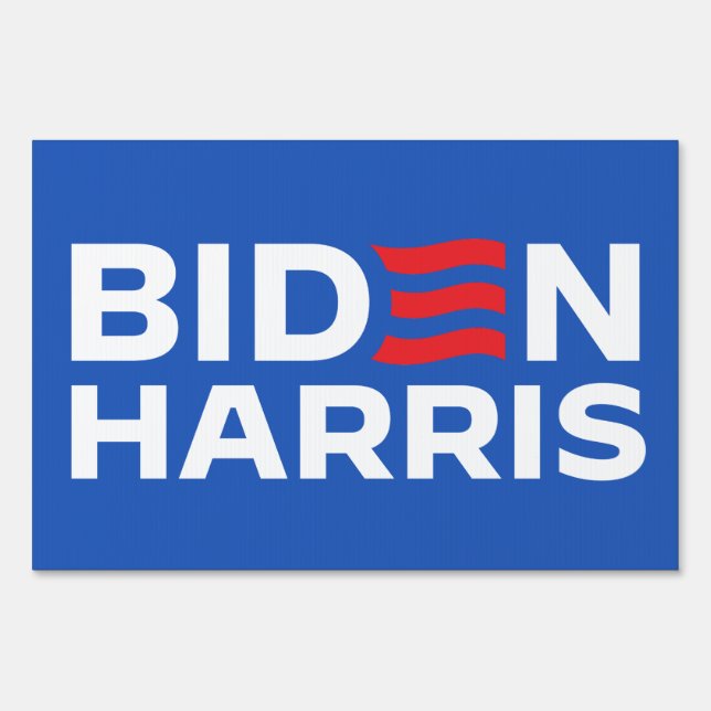 Biden Harris Blue Sign (Front)