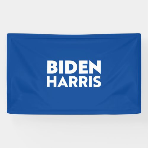 Biden Harris Blue white Banner