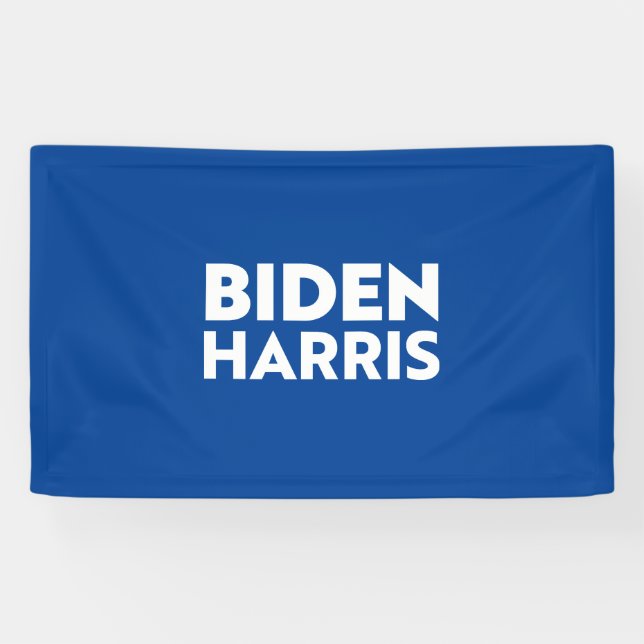 Biden Harris, Blue white Banner (Horizontal)