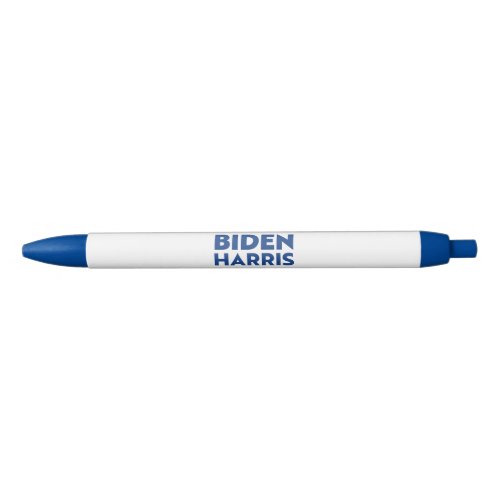 Biden harris _ blue white letters Black Ink Pen