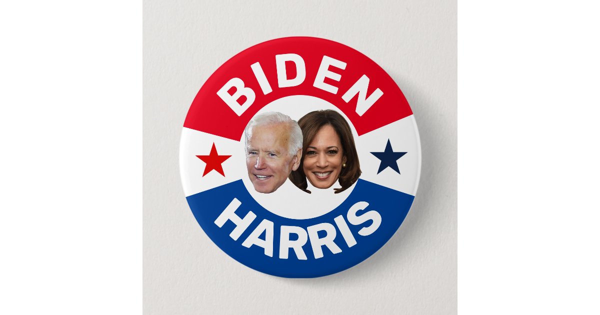 BIDEN / HARRIS BUTTON | Zazzle