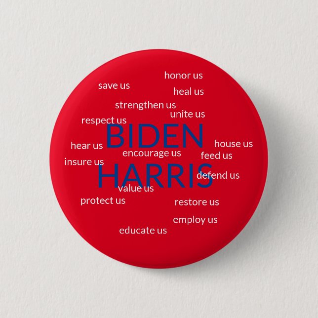 biden harris button (Front)