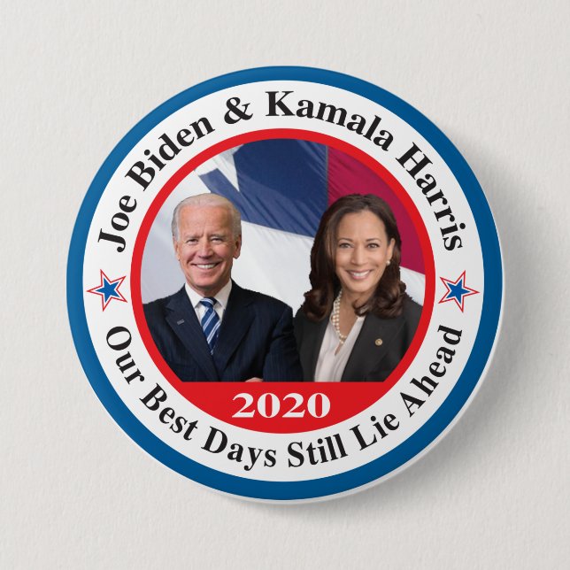 biden Harris campaign stuff Button (Front)