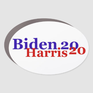 Biden Harris Car Magnet Oval