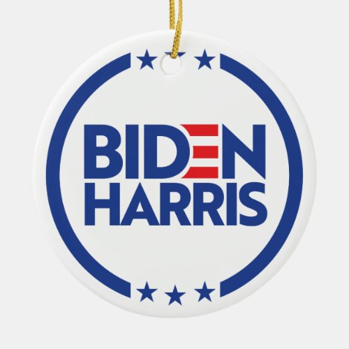 Biden Harris Ceramic Ornament