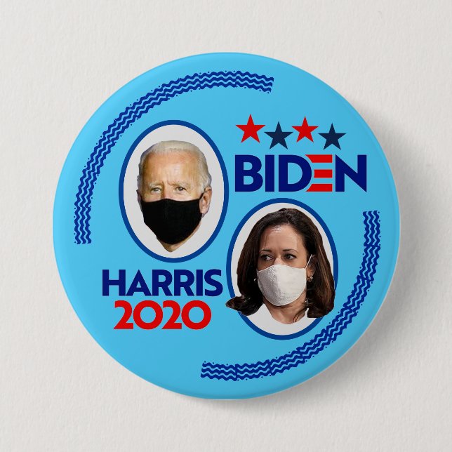 Biden / Harris Covid-2020 Button (Front)