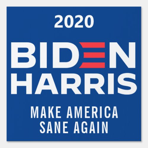 Biden Harris Custom Caption President Election Sign