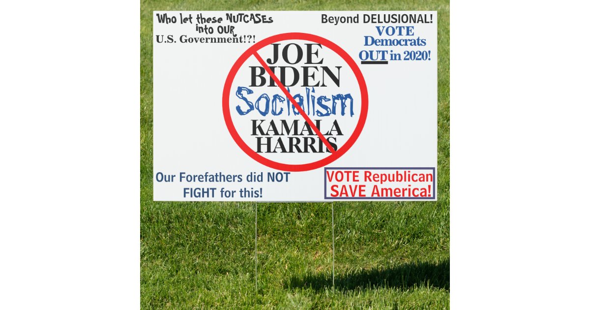 Biden Harris Democrats 24" x 36" Sign