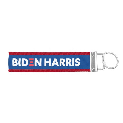 Biden  Harris Election Campaign Red White Blue Wrist Keychain