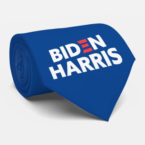 Biden  Harris Election Support Blue Neck Tie
