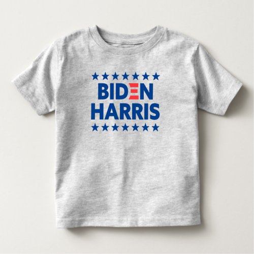 Biden  Harris Election Support Blue Stars Gray Toddler T_shirt