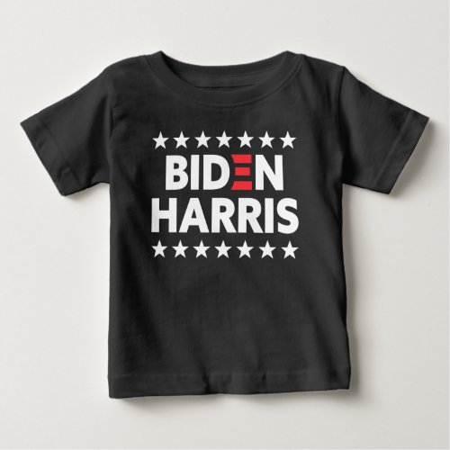 Biden Harris Election Support Stars Design Baby T_Shirt