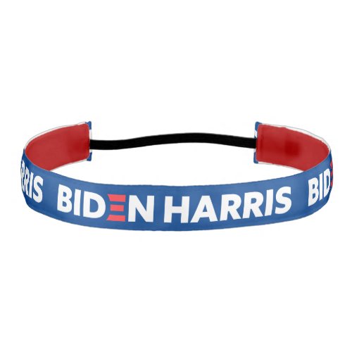 Biden  Harris Election Support White Blue Athletic Headband