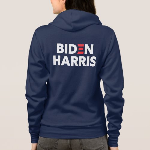 Biden  Harris Election Support Zip_Up Hoodie