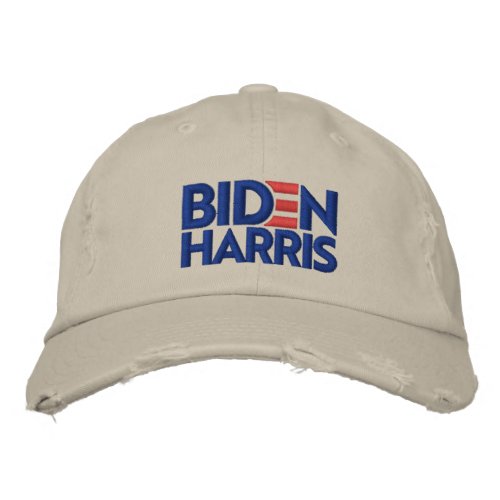 BIDEN HARRIS EMBROIDERED BASEBALL CAP