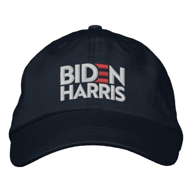 BIDEN HARRIS EMBROIDERED BASEBALL CAP (Front)