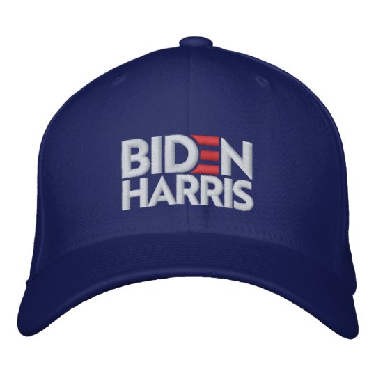 BIDEN HARRIS EMBROIDERED BASEBALL CAP | Zazzle.com