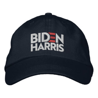 BIDEN HARRIS EMBROIDERED BASEBALL CAP