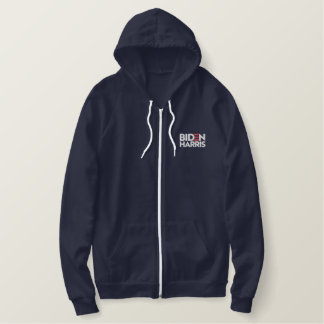 Biden Harris Embroidered Hoodie