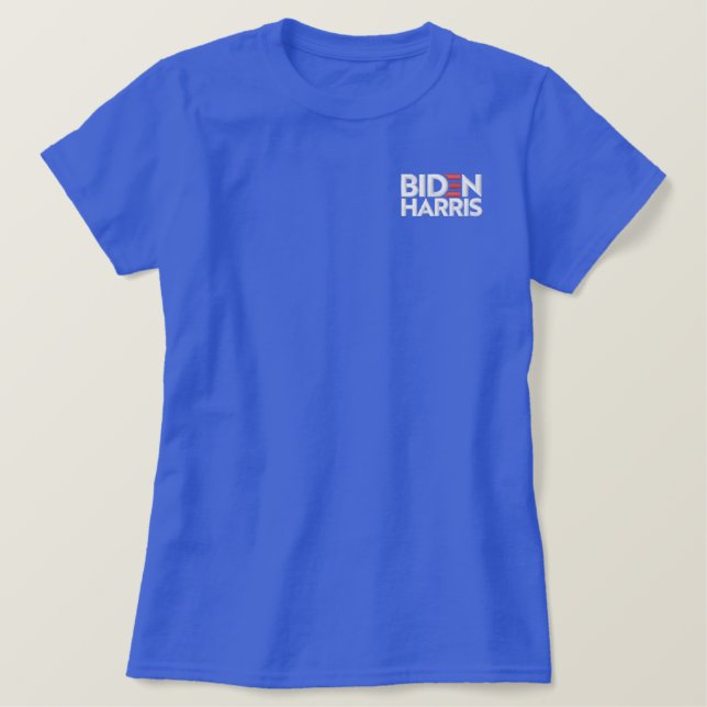 Biden Harris Embroidered Shirt (Design Front)