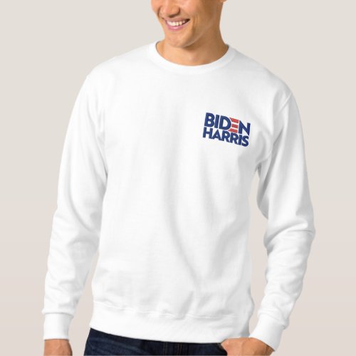 Biden Harris Embroidered Sweatshirt