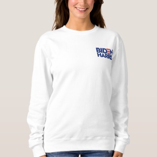 Biden Harris Embroidered Sweatshirt