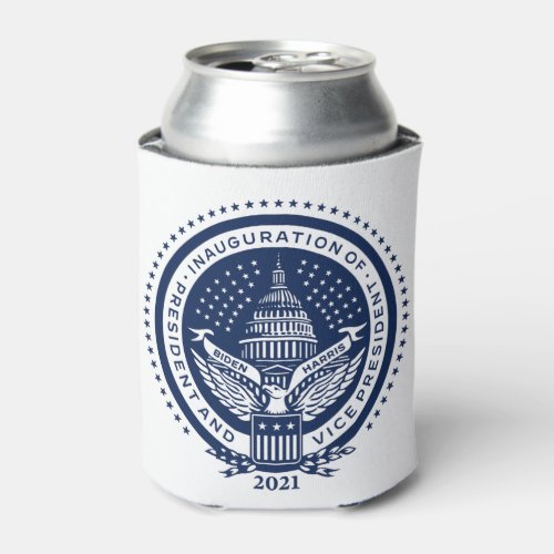 Biden Harris Inaugural Logo Inauguration Day 2021 Can Cooler