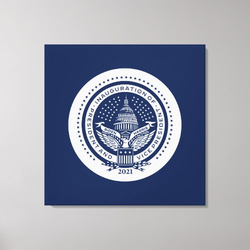 Biden Harris Inaugural Logo Inauguration Day 2021 Canvas Print