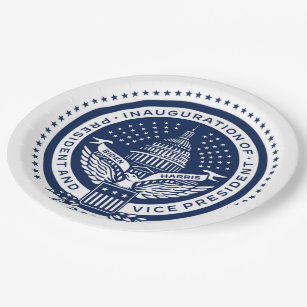 Biden Harris Inaugural Logo Inauguration Day 2021 Paper Plates