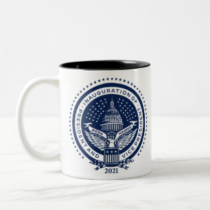 Biden Harris Inaugural Logo Inauguration Day 2021 Two-Tone Coffee Mug