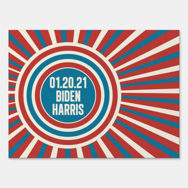 Biden Harris Inauguration Day Celebration Sign (Front)