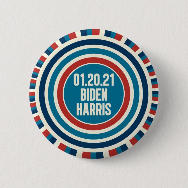 Biden Harris Inauguration Day Keepsake Button (Front)