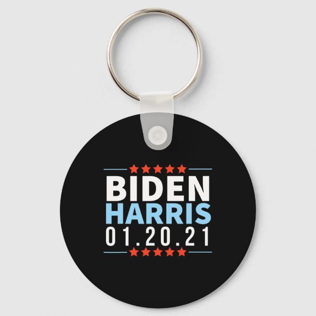 Biden Harris January 2021 Election Victory Inaugur Keychain (Front)