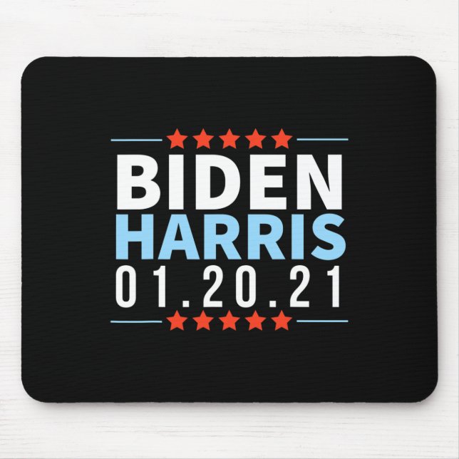 Biden Harris January 2021 Election Victory Inaugur Mouse Pad (Front)